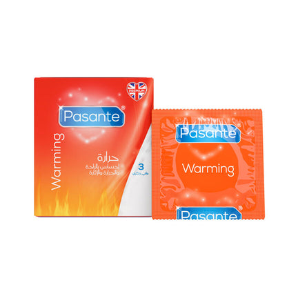 Pasante Warming Condoms 3 PCS