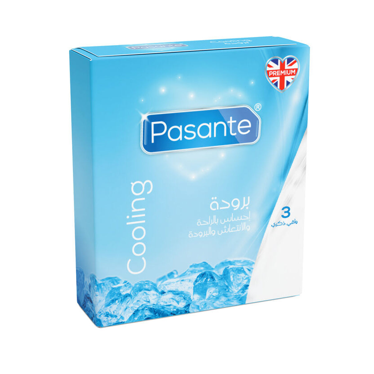 Pasante Cooling Condoms 3 PCS Pasante Cooling Condoms 3 PCS