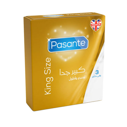 Pasante King Size Condoms 3 Pcs
