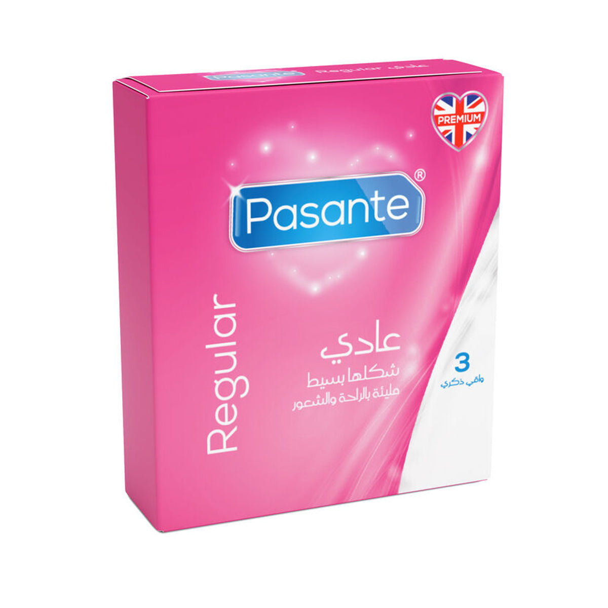 Pasante Regular Condoms , 3 PCS