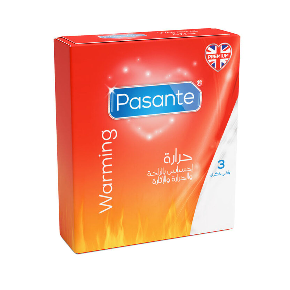 Pasante Warming Condoms 3 PCS