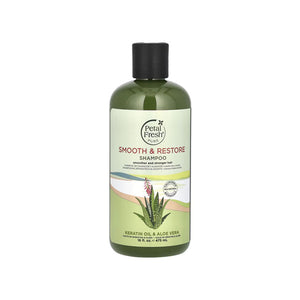 Petal Fresh Smooth & Restore Keratin Oil & Aloe Vera Shampoo 475ml
