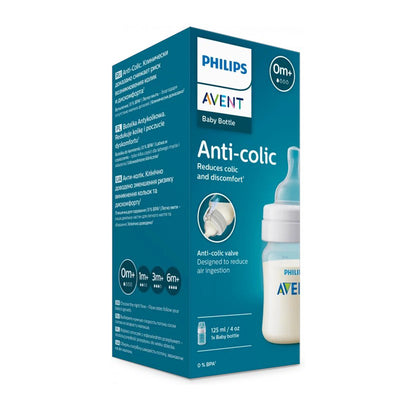 Philips Avent Anti-Colic Plastic Bottle (0m+) 125ml