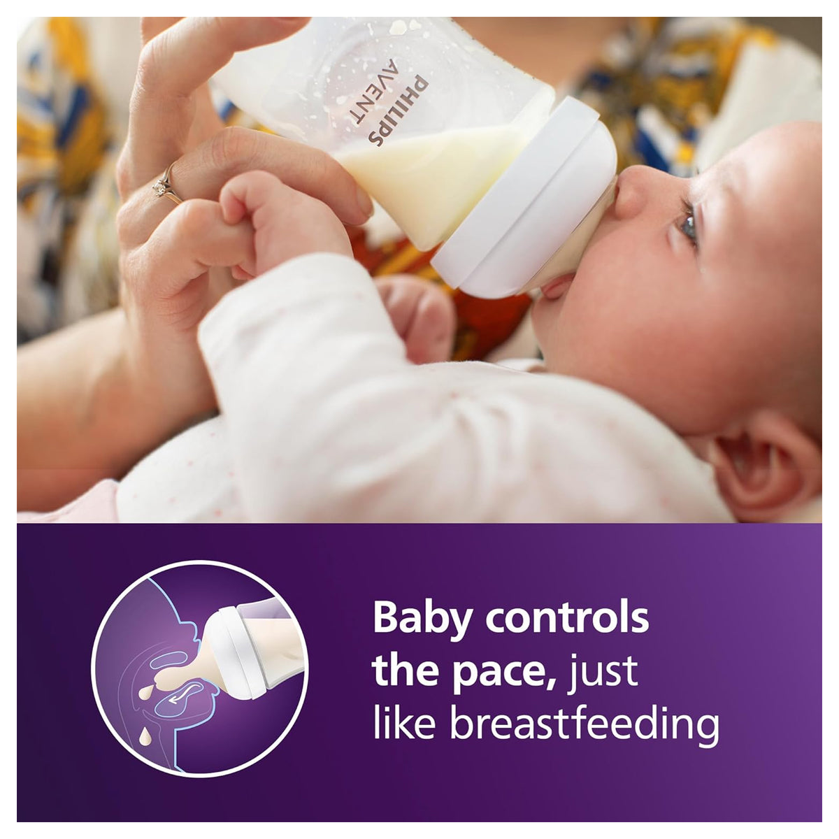 Philips Avent Natural Baby Bottle 2+2 Free