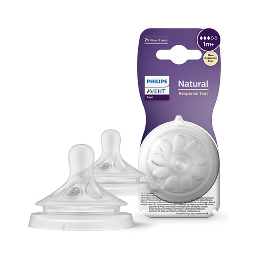 Philips Avent Teat Natural 2.0 3Flow 2pack 1m+