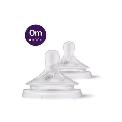 Philips Avent Natural Response Nipple 1 Flow 2pack 0m