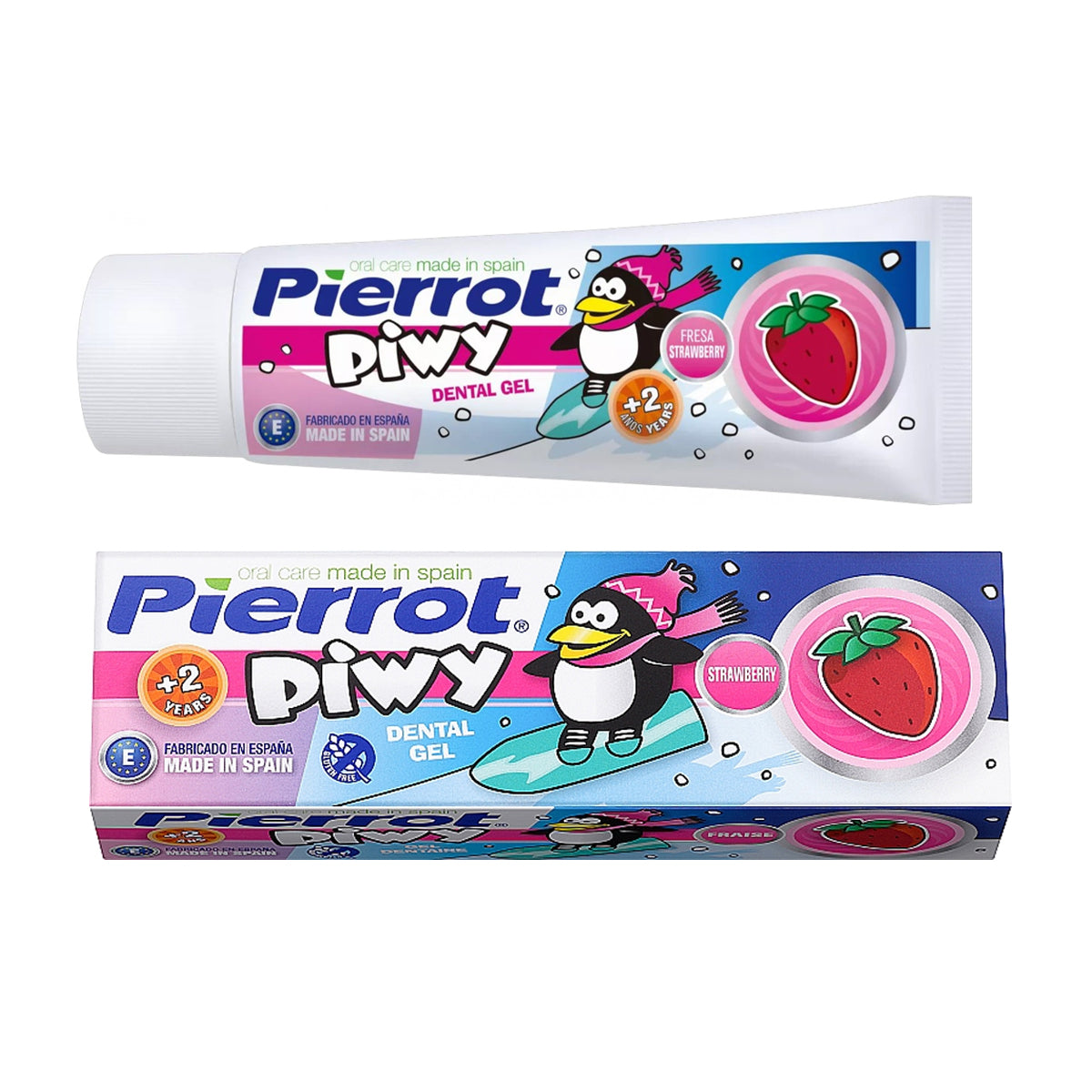 Pierrot Kids Dental Gel +2 years Toothpaste 75ml - Strawberry Pierrot Kids Dental Gel +2 years Toothpaste 75ml - Strawberry