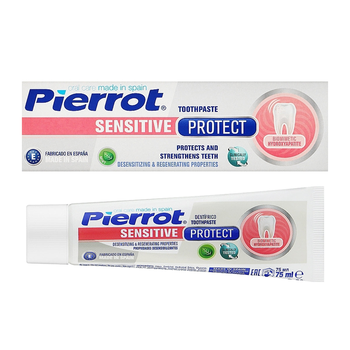 Pierrot Sensitive Protect Mint Toothpaste 75ml Pierrot Sensitive Protect Mint Toothpaste 75ml