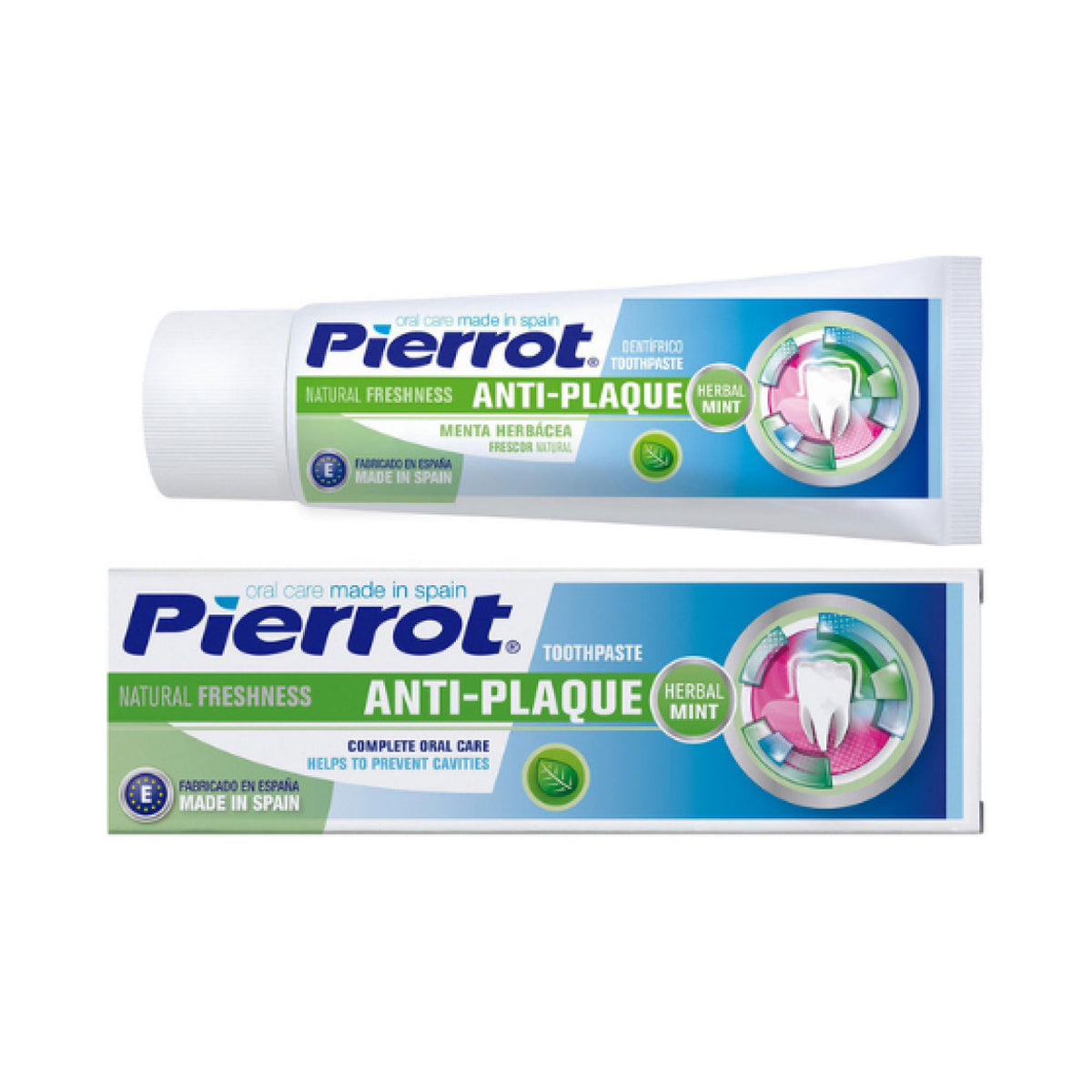 Pierrot Anti-Plaque Herbal Mint Toothpaste 75ml Pierrot Anti-Plaque Herbal Mint Toothpaste 75ml