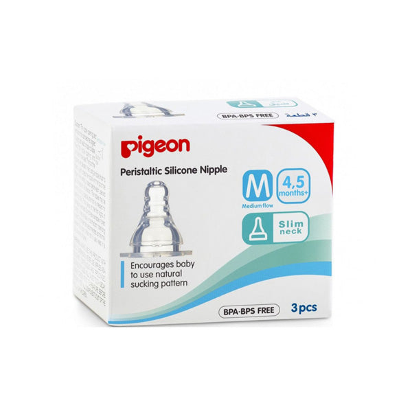 Pigeon Silicone Nipple S-type 3pcs