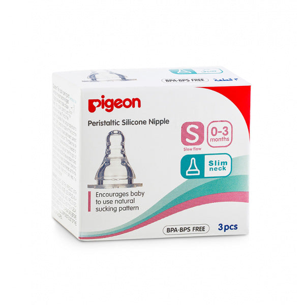 Pigeon Silicone Nipple S-type 3pcs