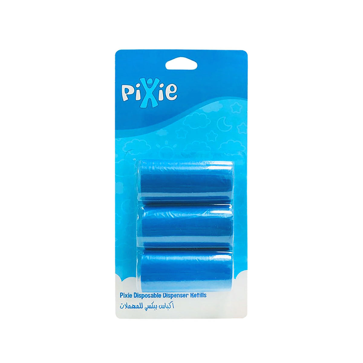 Pixie Disposable Dispenser Refills Blue Bags