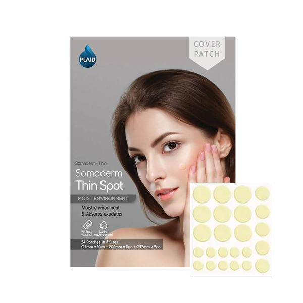 Plaid Somaderm Acne Patch 24 pcs