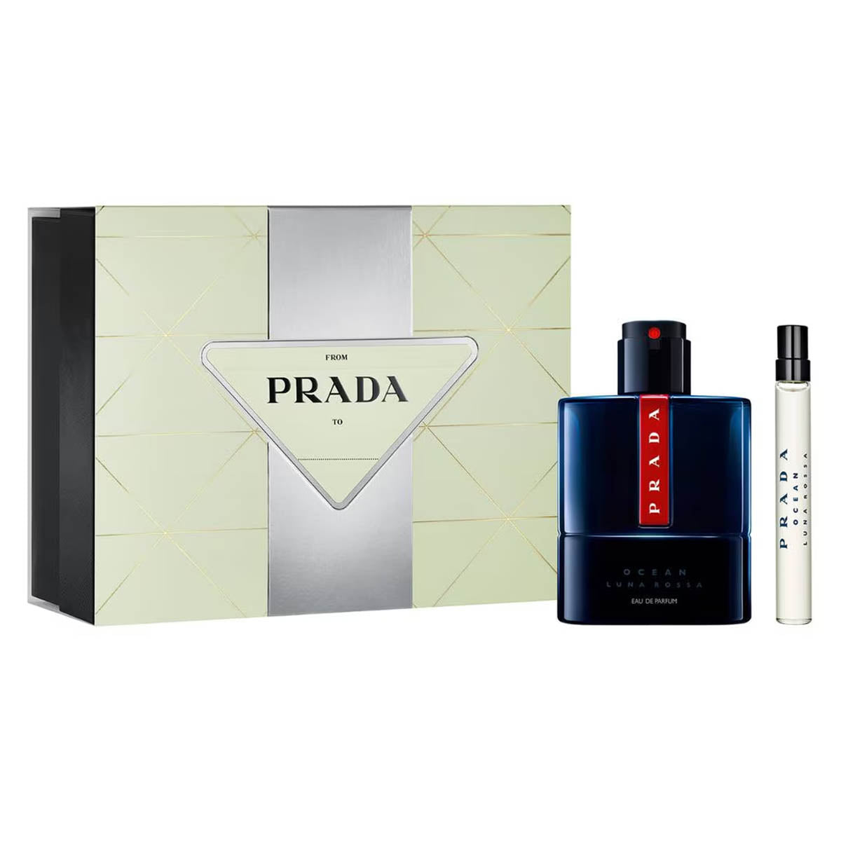 Prada Luna Rossa Ocean Edp 100ml + Edp 10ml Gift Set For Men
