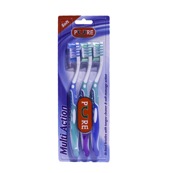 Pure Multi Action Toothbrushes Soft