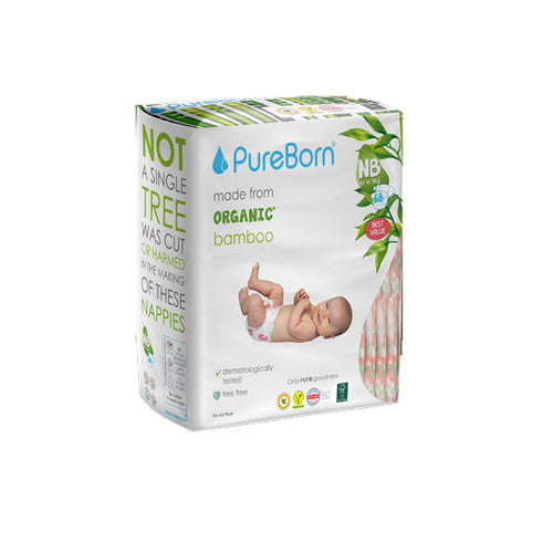 Pureborn New Born Value Pack 0-4.5 Kg 68 Diaper