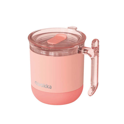 Quokka Drop Safe Thermal Stainless Steel Mug - Wave Peachy Pink 260 ML