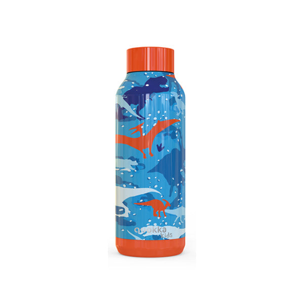 Quokka Kids Thermal Ss Bottle Solid With Strap Dinosaur 330ml