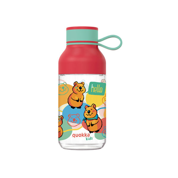 Quokka Kids Tritan Bottle Ice With Strap Happy Quokka 430ml