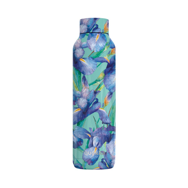 Quokka Thermal Ss Bottle Solid Blue Irises 850ml