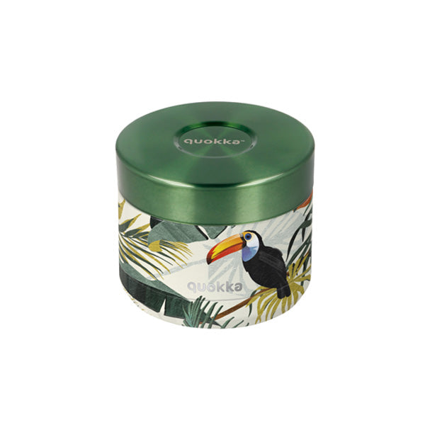 Quokka Thermal Ss  Food Jar Whim Tropical