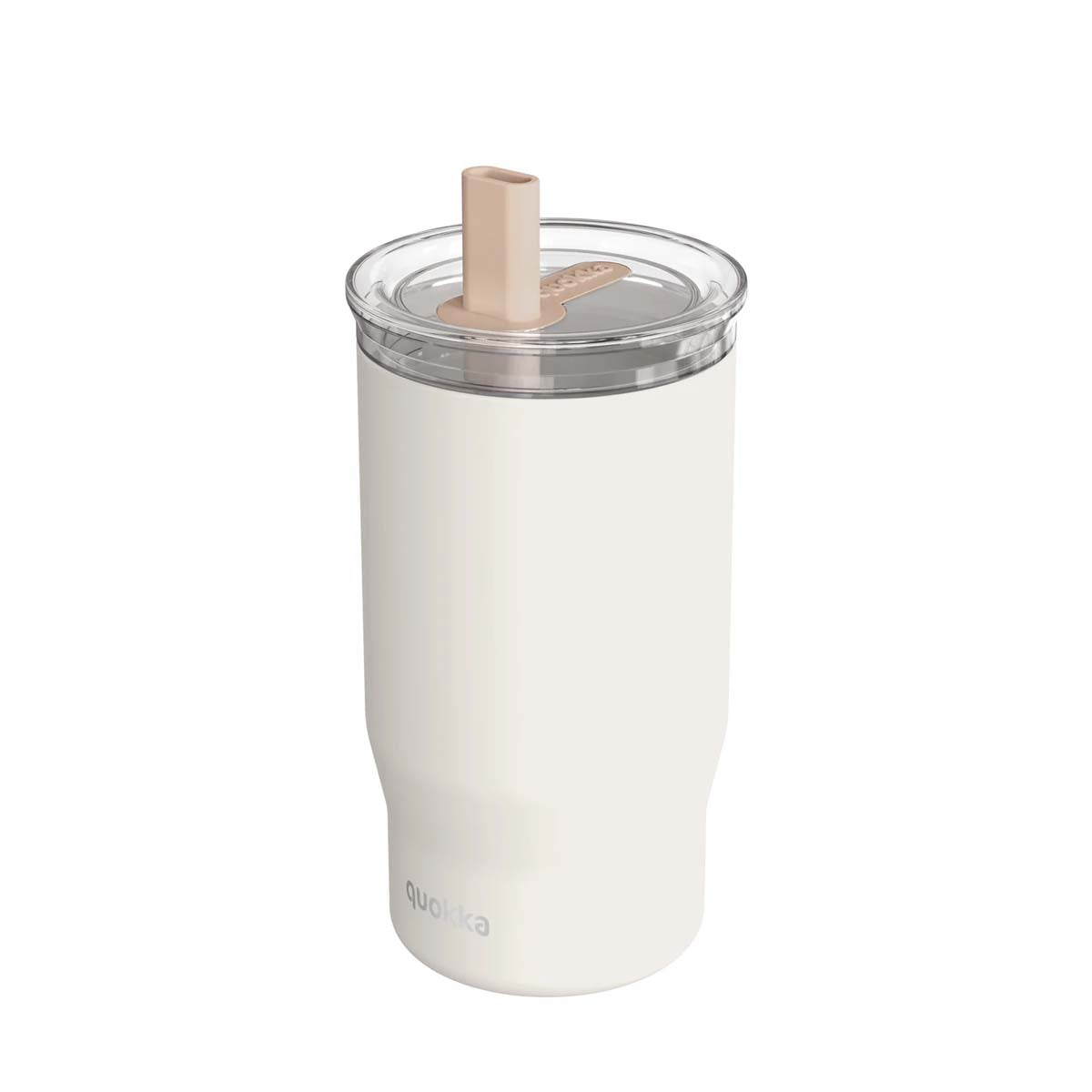 Quokka Thermal Stainless Steel Straw Tumbler - Mist Ivory 720 ML