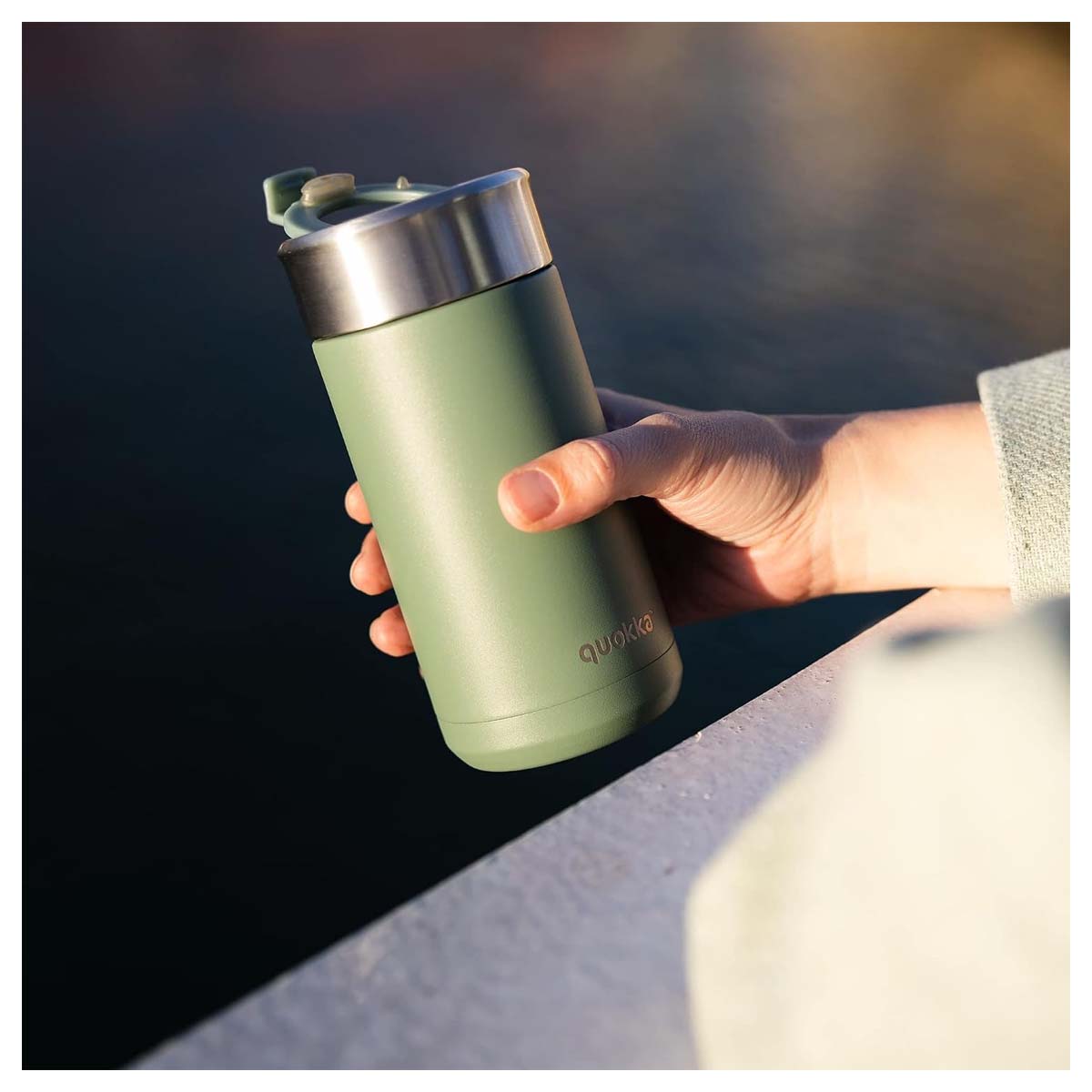 Quokka Thermal Stainless Steel Tumbler - Boost Pine 400 Ml