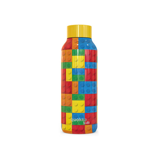 Quokka Kids Thermal Ss Bottle Solid With Strap Color Bricks 330ml