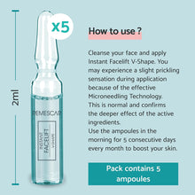 Load image into Gallery viewer, REMESCAR INSTANT FACELIFT V-SHAPE(5 AMPX2 ML)