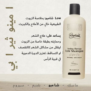 Raghad Organics Amino Therapy Package + Free Purifying Vinegar Shampoo 15ml x2 + Free La Dentelle Body Mist 3ml