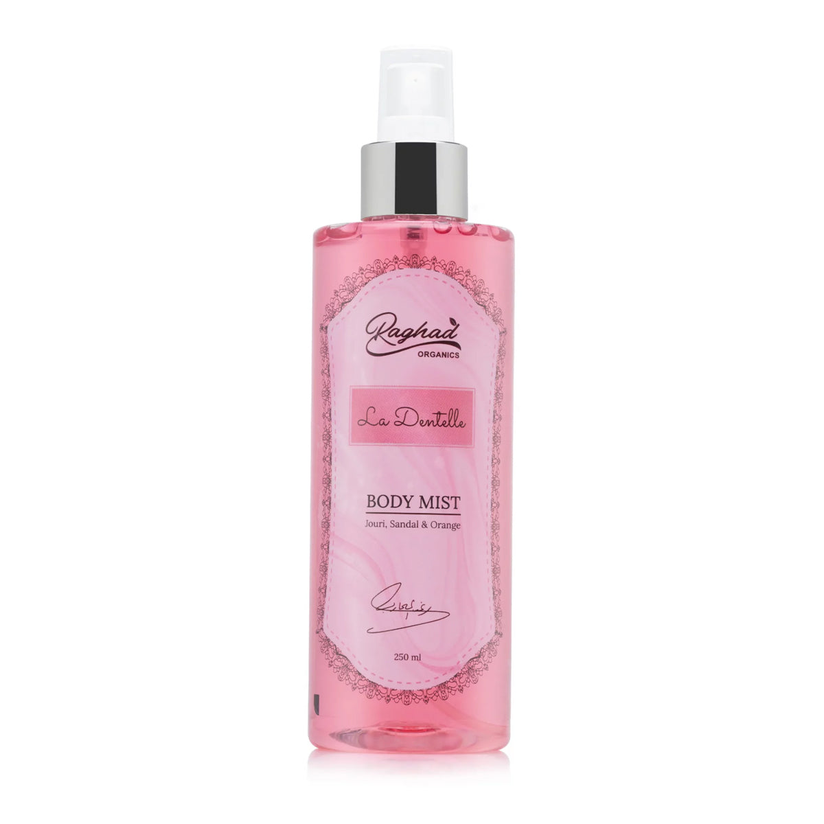 Raghad Organics La Dentelle Body Splash 250ml