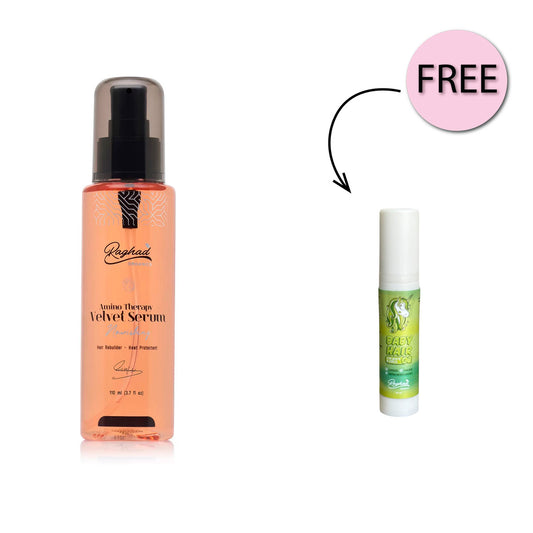 Raghad Organics Amino Therapy Velvet Serum 110ml + Free Kids Hair Oil 10ml