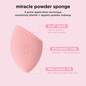 Real Techniques Miracle Powder Sponge 1pcs