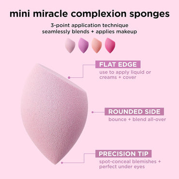 Real Techniques Mini Miracle Complexion Sponge 4-pack