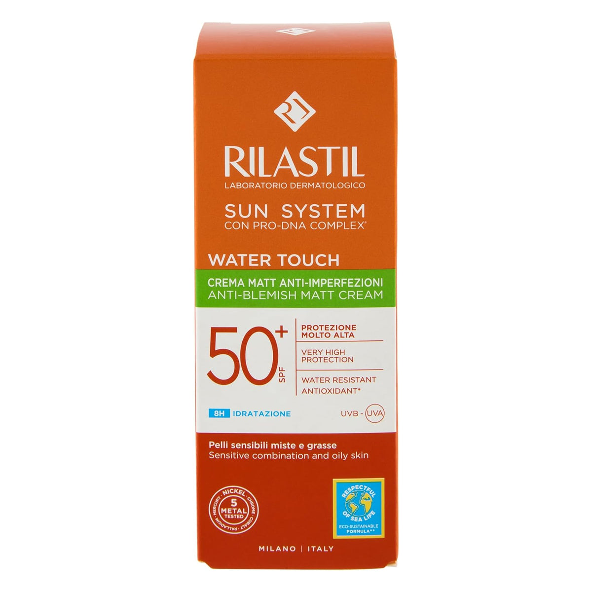 Rilastil Sun System Water Touch Anti-Blemish Matt Cream SPF 50+ 50ml