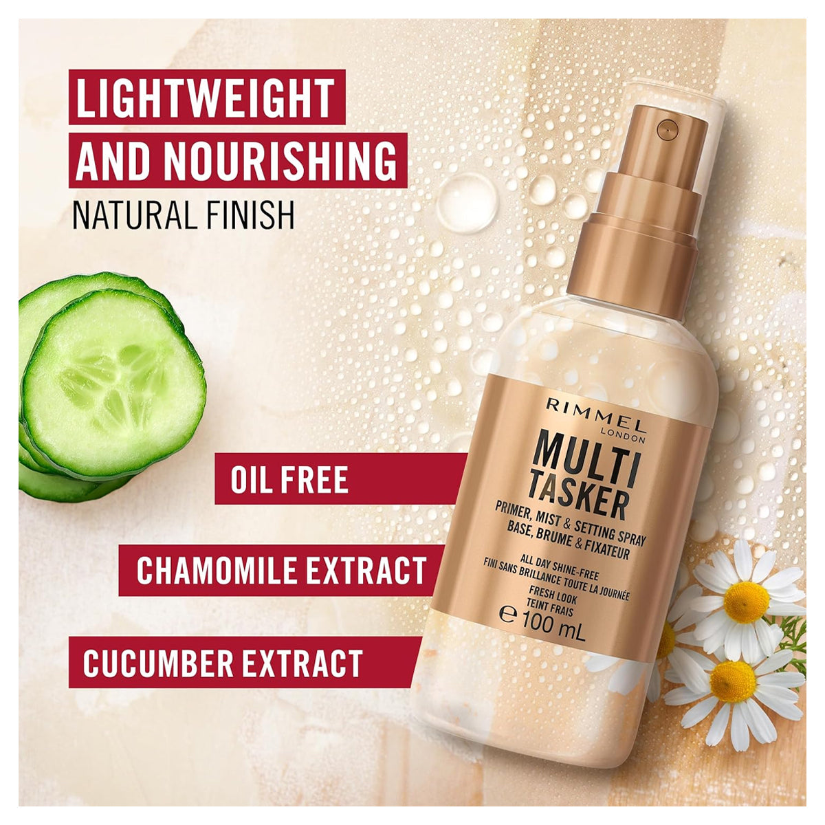 Rimmel Multi-tasker Primer, Mist & Setting Spray 100ml