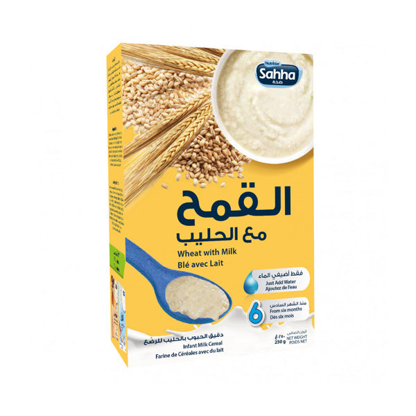 SAHHA WHEAT WITH MILK, 250 GRAM