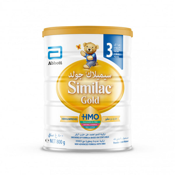 SIMILAC GOLD BABY MILK 3 , 800 GRAM , 1 - 3 YEARS OLD