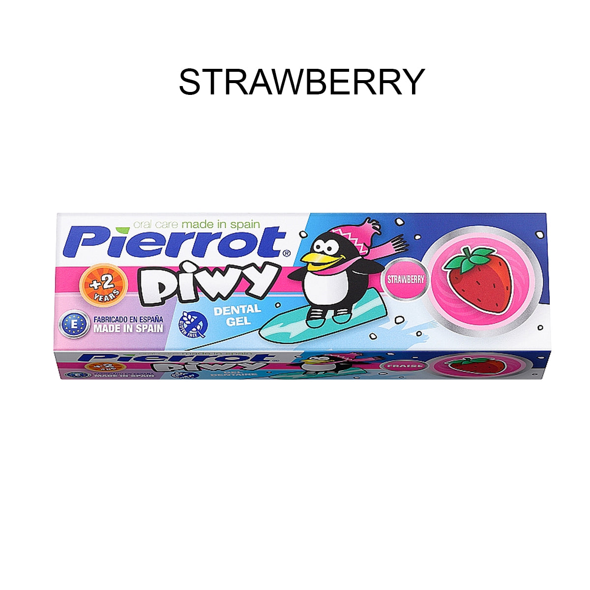 Pierrot Kids Dental Gel +2 years Toothpaste 75ml - Strawberry Pierrot Kids Dental Gel +2 years Toothpaste 75ml - Strawberry