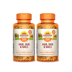 SUNDOWN HAIR SKIN AND NAILS 60 TABLETS OFFER 2 PIECES