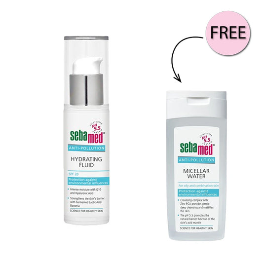 Sebamed Anti-pollution Hydrating Fluid SF20 + Micellar Water Offer