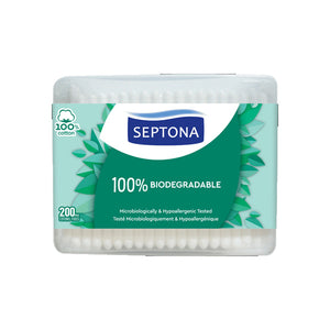 Septona Cotton Buds Rectangular Box 200