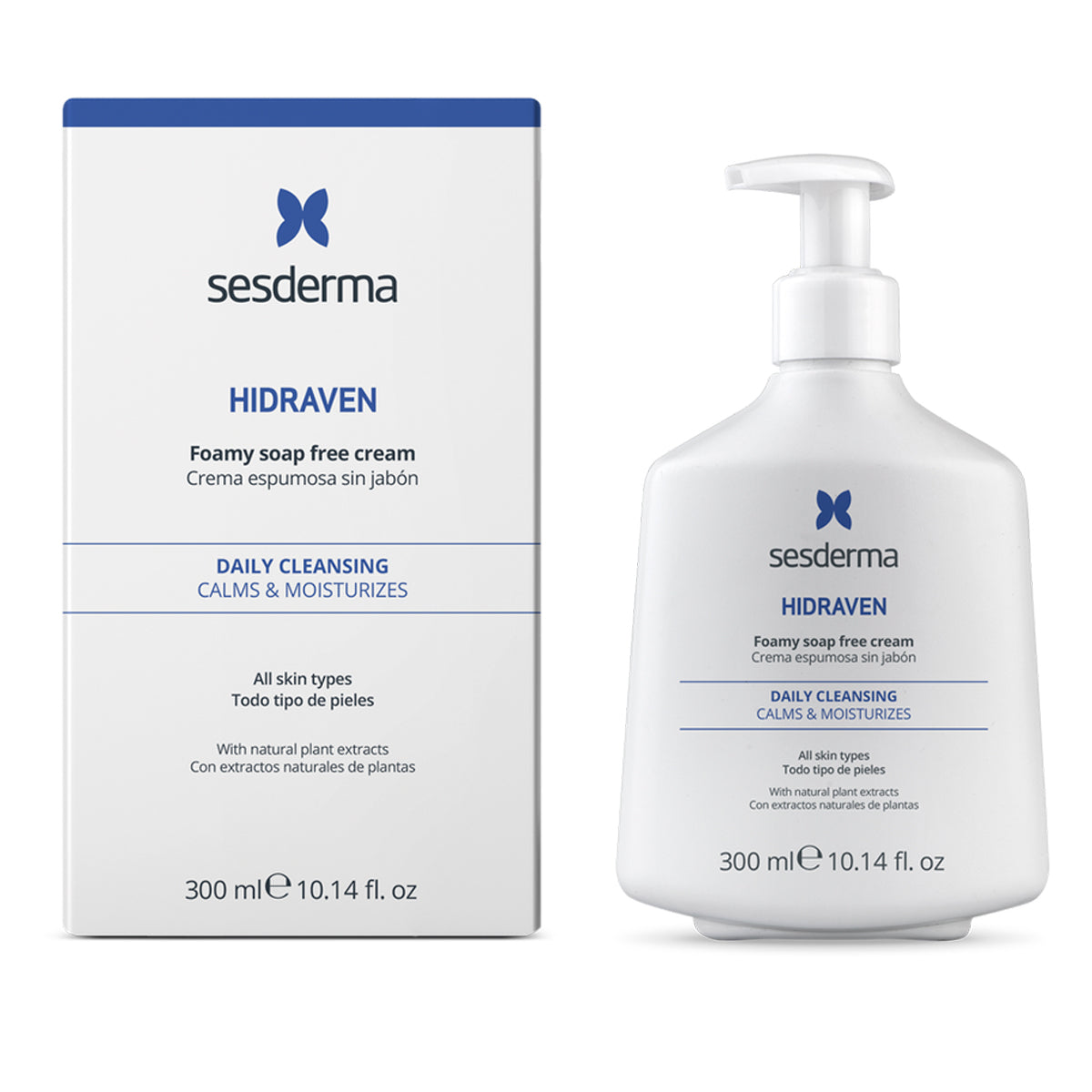 Sesderma Hidraven Foamy Cream Cleanser Soap Free 300ml