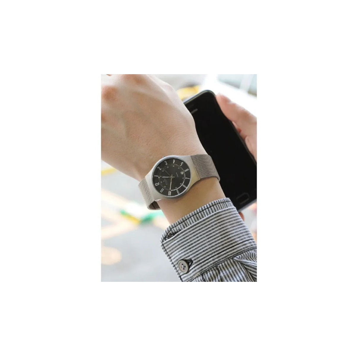 Skagen 233XLTTM Grenen Men’s Watch 37mm Gray
