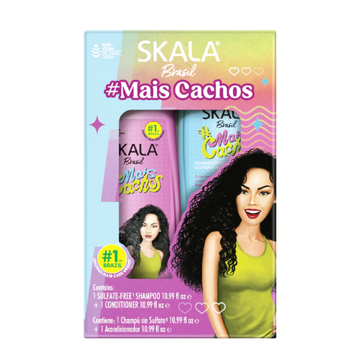 Skala Brasil Mais Cachos (Shampoo + Conditioner) 325ml Skala Brasil Mais Cachos (Shampoo + Conditioner) 325ml