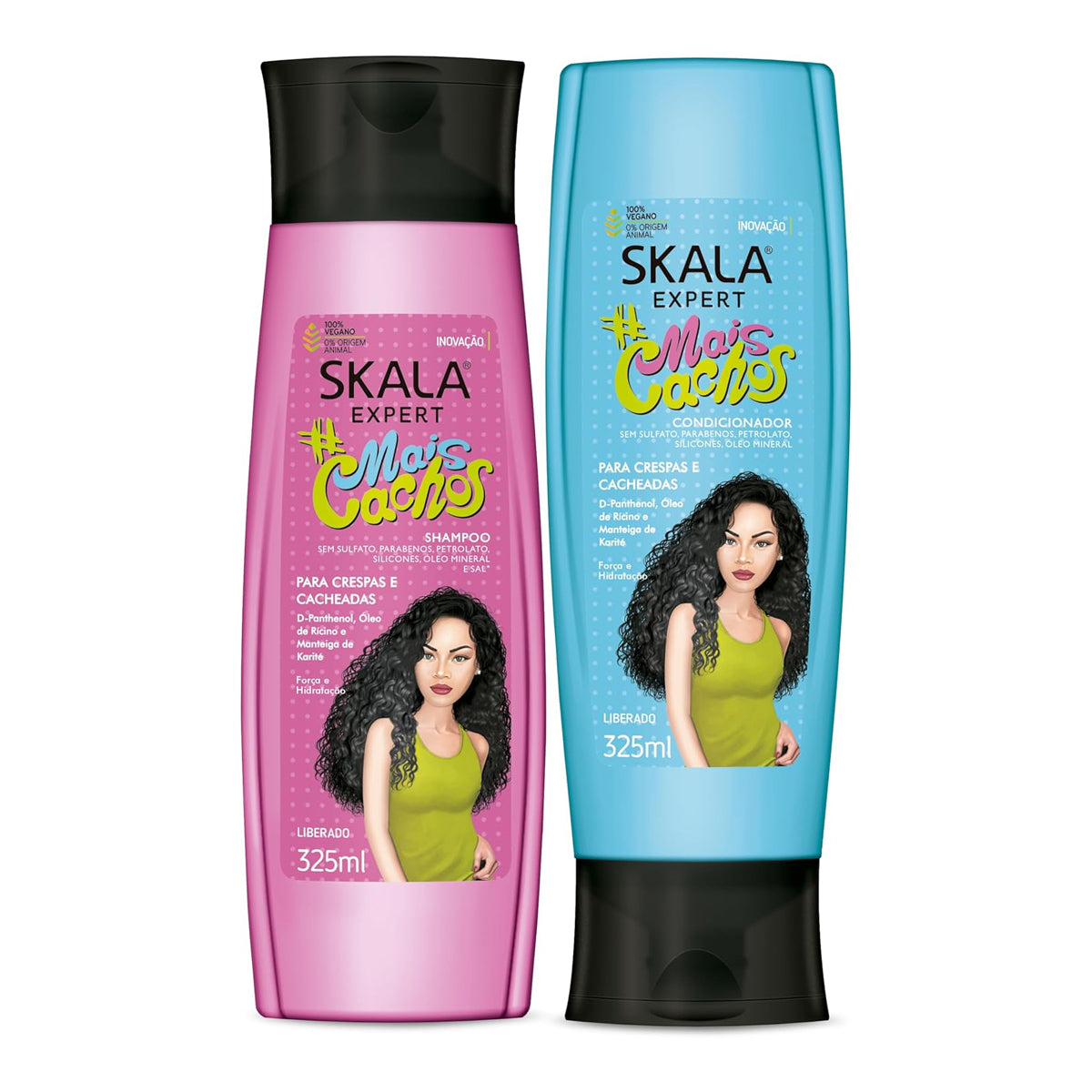 Skala Brasil Mais Cachos (Shampoo + Conditioner) 325ml Skala Brasil Mais Cachos (Shampoo + Conditioner) 325ml
