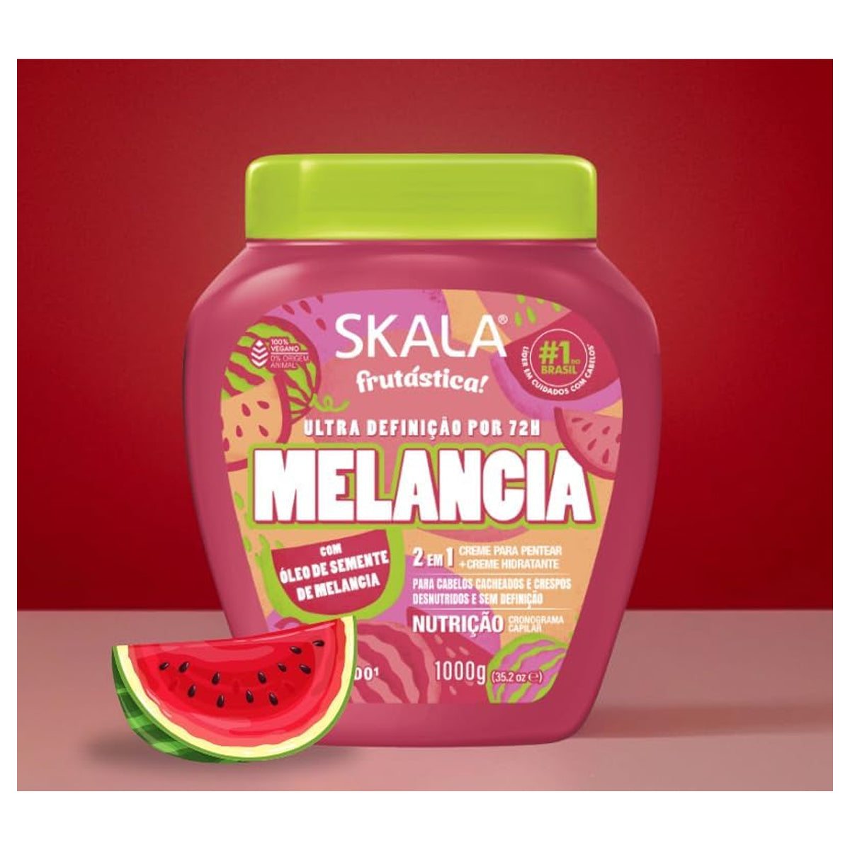 Skala Frutástica Melancia Treatment 2 in 1 Mask & Leave-in Conditioner 1000g Skala Frutástica Melancia Treatment 2 in 1 Mask & Leave-in Conditioner 1000g