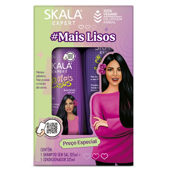 Skala Mais Lisos Hair Set (Shampoo+ conditioner)325ml