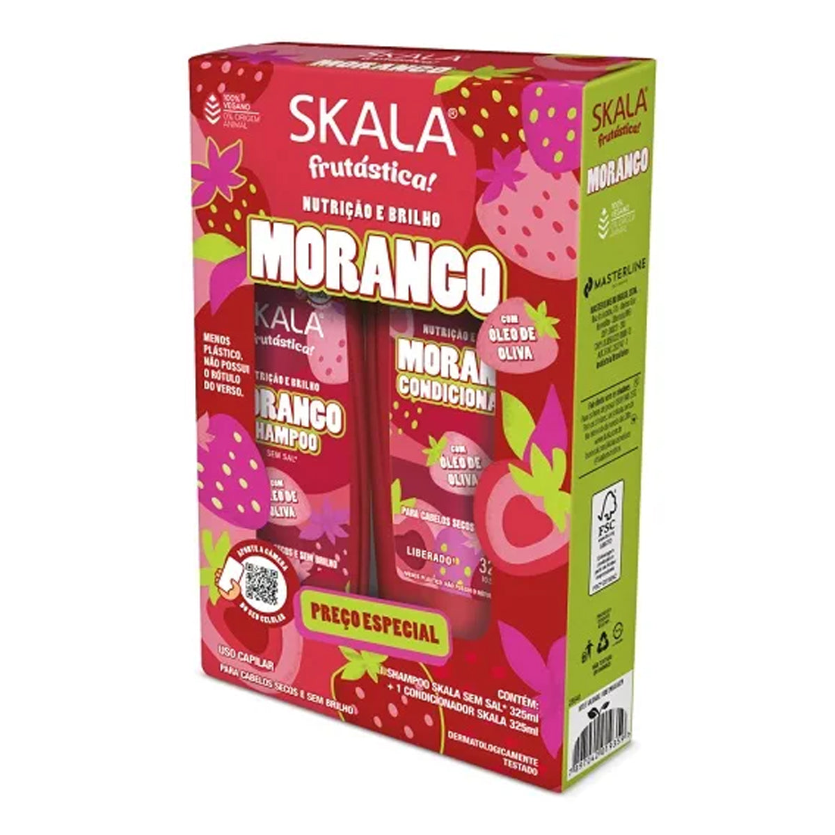 Skala Morango (Shampoo+Conditioner) 325ml Skala Morango (Shampoo+Conditioner) 325ml