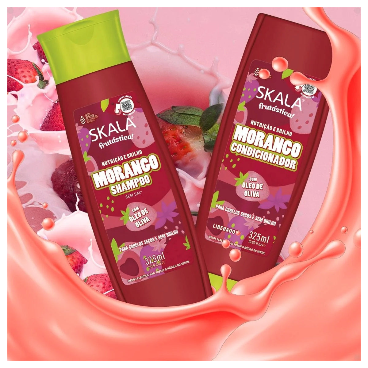 Skala Morango (Shampoo+Conditioner) 325ml Skala Morango (Shampoo+Conditioner) 325ml